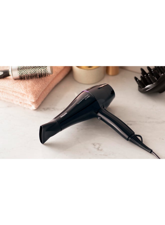 Philips - DryCare Pro Hair Dryer BHD274/03, 2 Years Warranty Black - Image 1