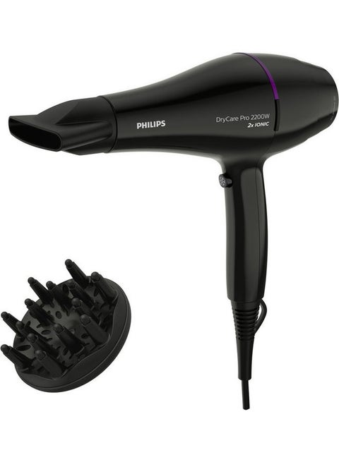 DryCare Pro Hair Dryer BHD274/03, 2 Years Warranty Black