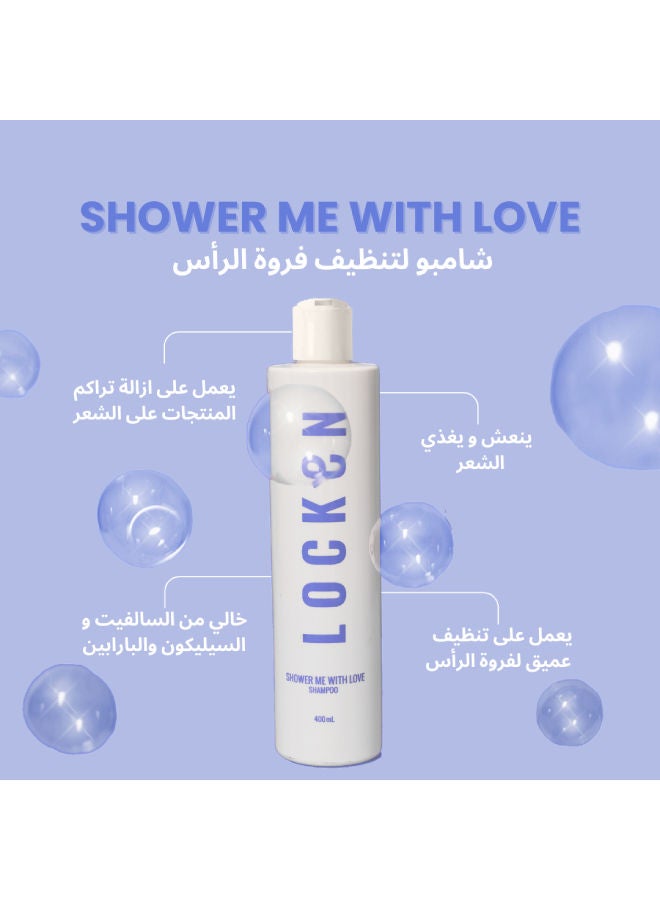 LOCKEN Shower Me With Love Shampoo White 400ml  - Image 2