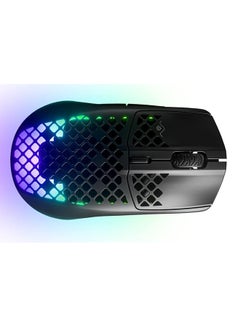 steelseries Aerox 3 Wireless - Super Light Gaming Mouse - 18,000 CPI TrueMove Air Optical Sensor - Ultra-lightweight 68g Water Resistant Design - 200 Hour Battery Life – Onyx  - Image 2