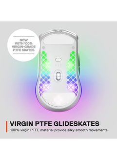 steelseries Aerox 3 Wireless Gaming Mouse - White  - Image 5