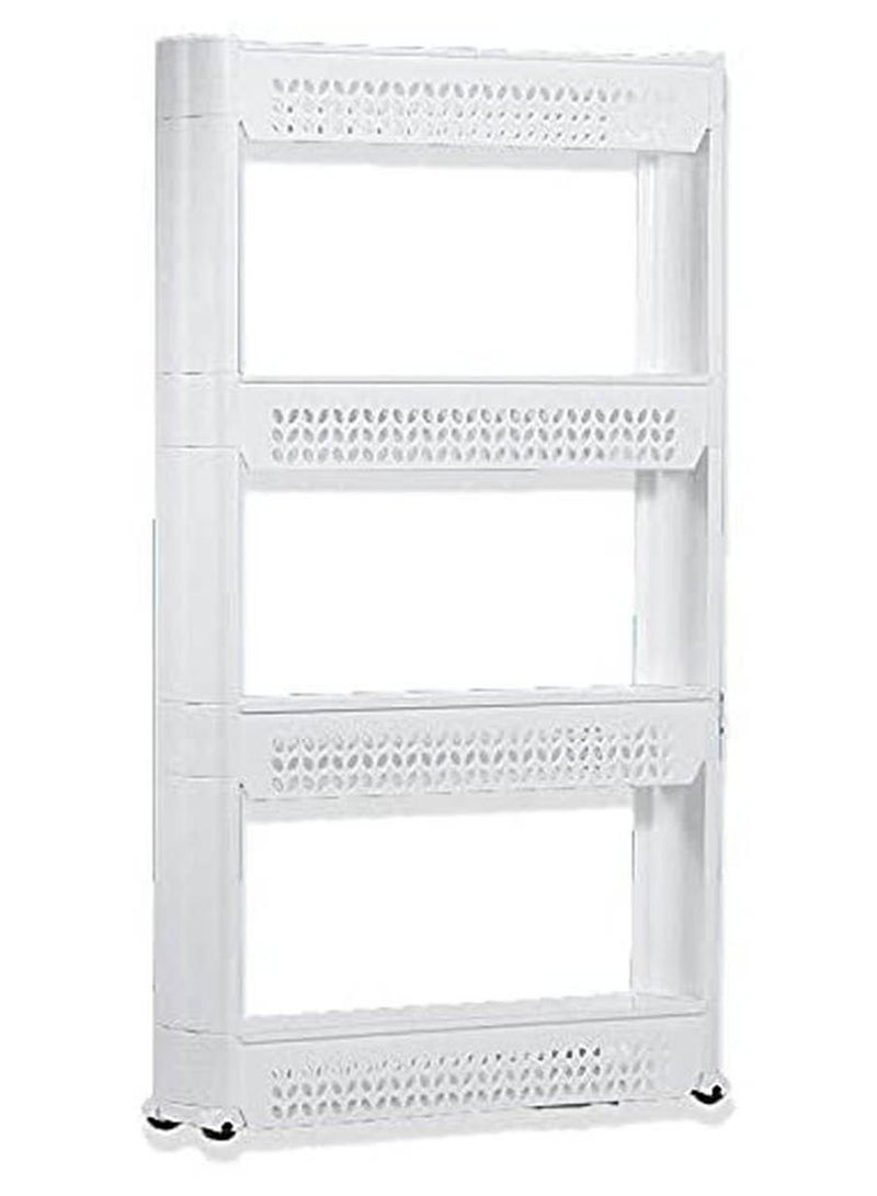 منظم ورفوف تخزين الحمام والمطبخ 4 أرفف - Image 1