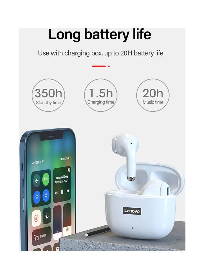 لينوفو سماعات أذن بلوتوث لاسلكية LP40 أسود - Image 4