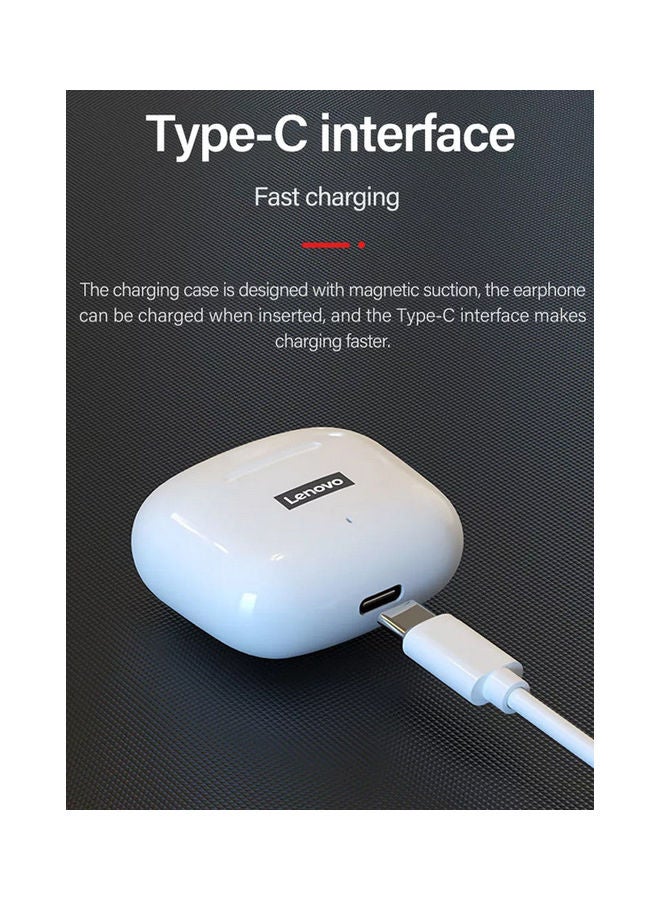 لينوفو سماعات أذن بلوتوث لاسلكية LP40 أسود - Image 5