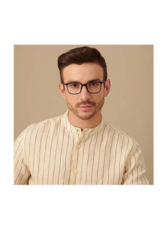 Lenskart Blu Zero Power Full Rim Bluecut & Antiglare Square Shape Computer Eyeglasses LB E13526 - 51mm - Blue - Image 5