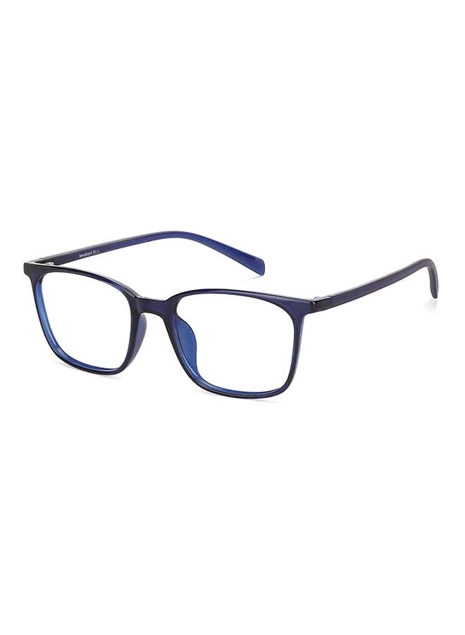 Lenskart Blu Zero Power Full Rim Bluecut & Antiglare Square Shape Computer Eyeglasses LB E13526 - 51mm - Blue - Image 2