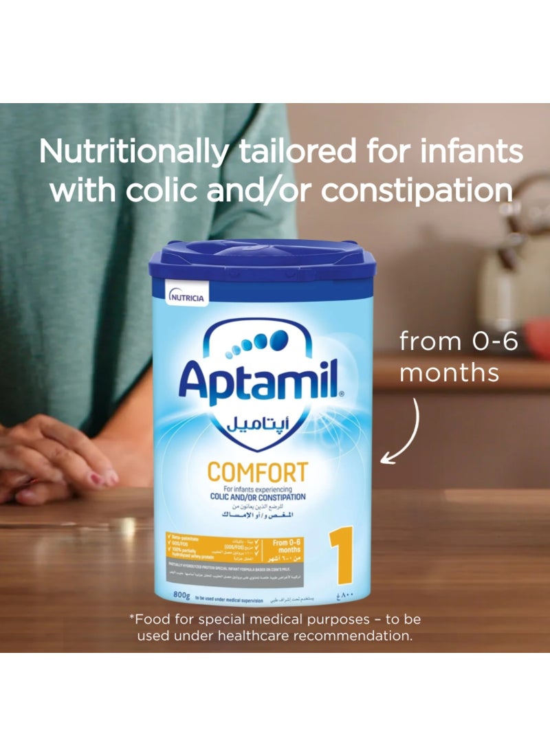 Aptamil Comfort 1 Formula Milk Powder 0-6 Months 800grams - Image 5