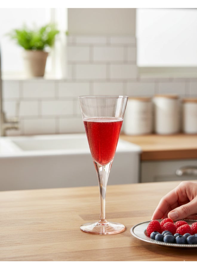 Pasabahce 6 Piece V-Line Wine 200Cc 6 3-4 Us Oz/20Hcm Gb Pink - Image 1