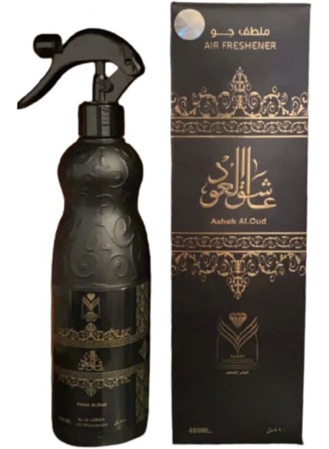 معطر منزل عاشق العود شفاف 480ملليلتر