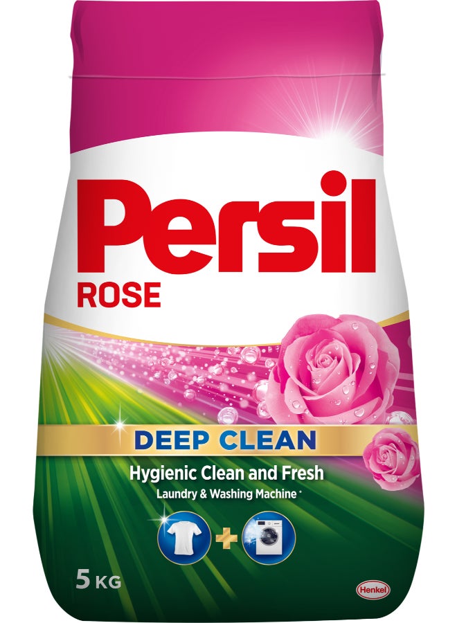 برسيل Powder Detergent Rose (17 Washloads) Packing May Vary Multicolour 5kg - Image 1