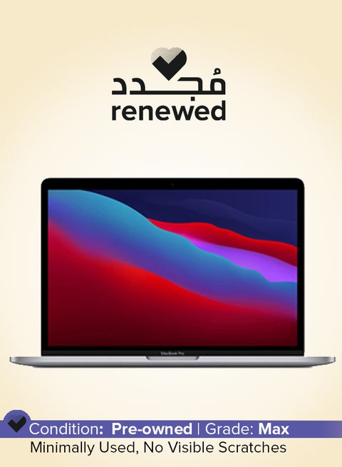 مُجدد - لابتوب ماك بوك برو طراز A1706 (سنة 2016) بشاشة مقاس 13.3 بوصة، وبمعالج إنتل كور i5/الجيل السادس/وبذاكرة رام سعة 16 جيجابايت/وبمحرك أقراص SSD سعة 256 جيجابايت/وببطاقة رسومات مُدمجة رمادي فلكي