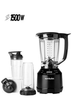 Smart Touch Blender Combo  With Intelligent Program, 3 Blending Speeds & Pulse Control, 8 Accessories, High Speed Blender,  Smoothie Maker 1.9 L 1500 W NBT-15 Black