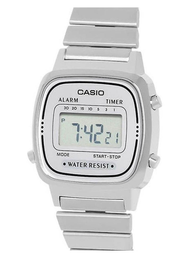 CASIO Women's Women's Stainless Steel Digital Wrist Watch LA670WA-7DF - Image 1