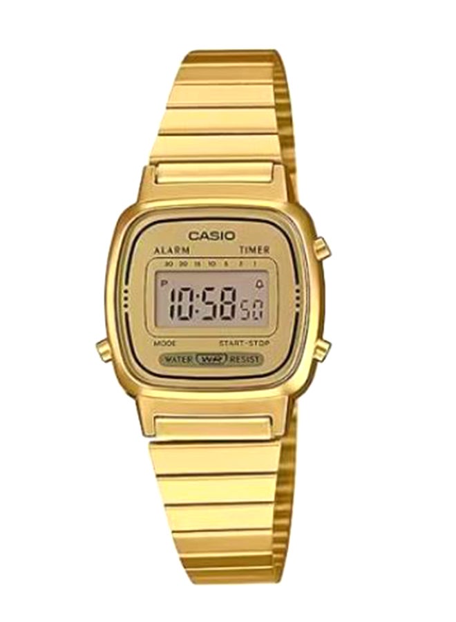 CASIO Women's Stainless Steel Analog Watch LA670WGA-9DF  - Image 1