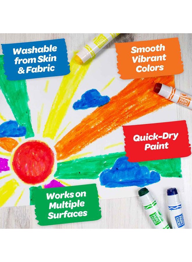 كرايولا مجموعة ألوان طلاء للأطفال مكونة من 6 قطع قابلة للغسل، 15.72x8.89x2.03 سم - Image 3