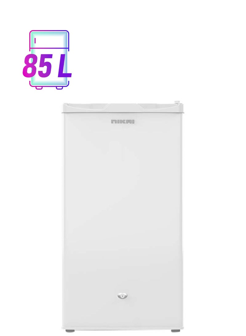 NIKAI - Mini Refrigerator – 85L Net Capacity, 3 Cubic Feet, Energy-Saving Compressor, Large Storage with Vegetable Crisper, Eco-Friendly Design, Adjustable Thermostat NRF110N23W White - Image 1