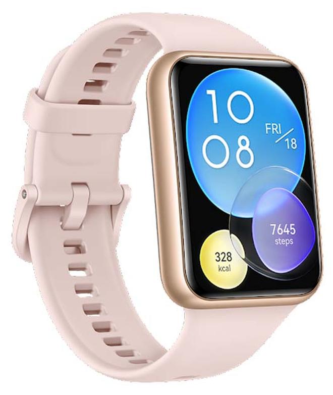 HUAWEI WATCH FIT 2 Active Edition Smartwatch With 1.74" FullView Display Durable Battery Life Automatic SpO2 Monitoring Sakura Pink - Image 1
