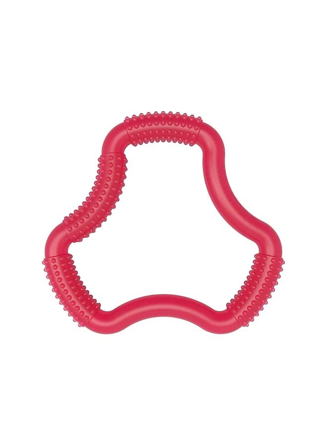 Dr. Brown’s - Flexees Textured 100% Silicone Teether - Red - Image 1