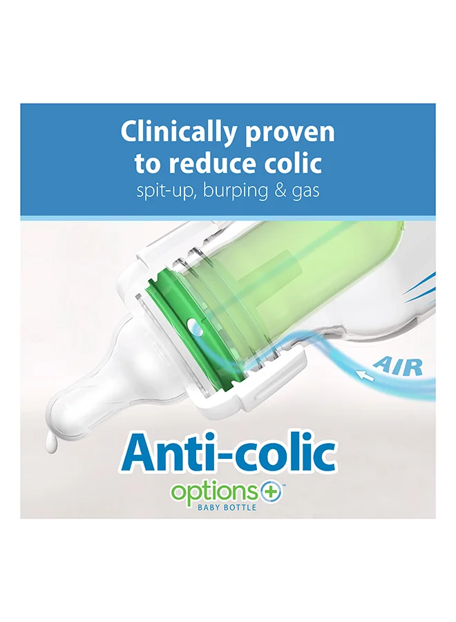 Dr. Brown’s 8 Oz/250 Ml Anti-Colic Pp Narrow Sippy Spout Bottle, Bunny, 1-Pack
