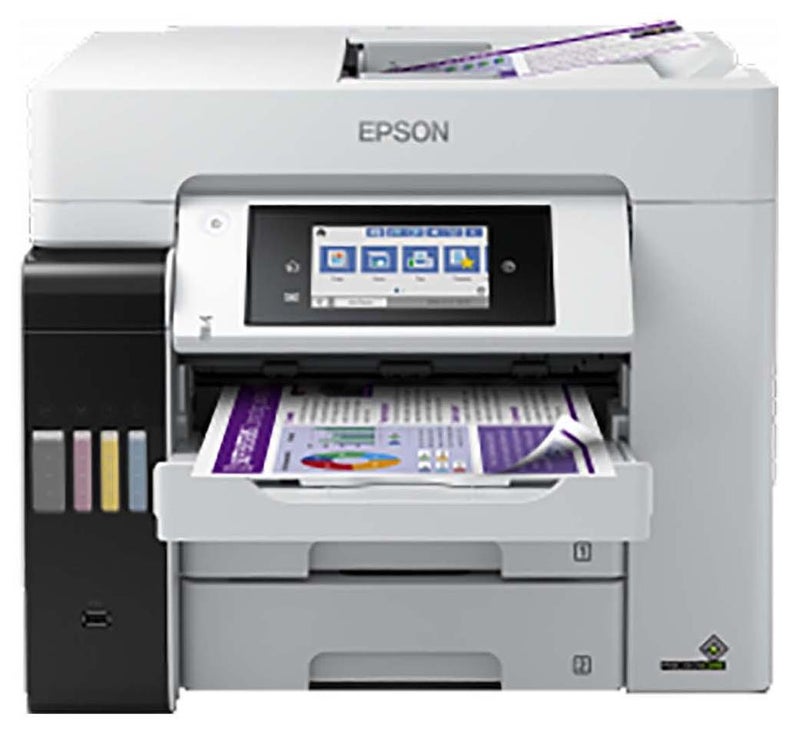 EPSON Ecotank L6580 Office Ink Tank Printer A4 Colour 4-In-1 Printer With ADF, Wi-Fi And Smart Panel Connectivity And Lcd Screen Black - Image 1