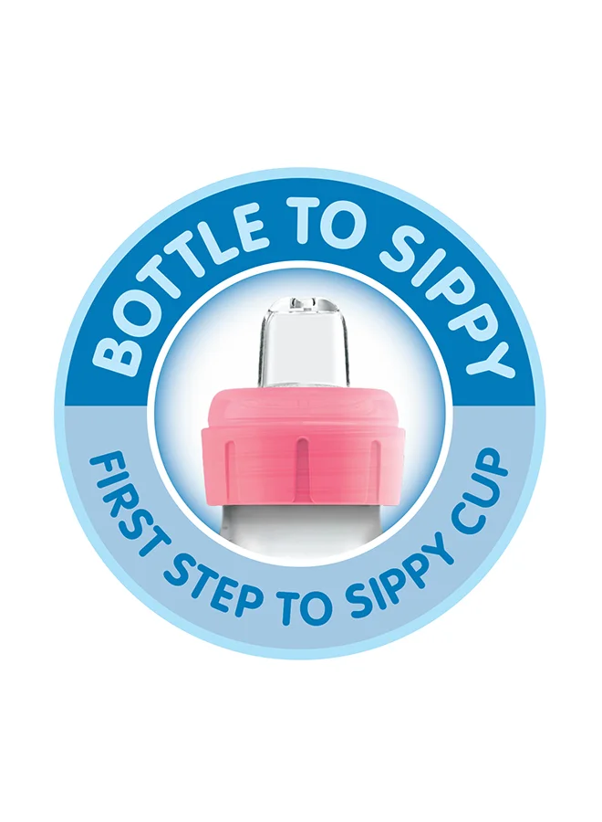 دكتور براونز 8 Oz/250 Ml Anti-Colic Pp Narrow Sippy Spout Bottle, Lion, 1-Pack