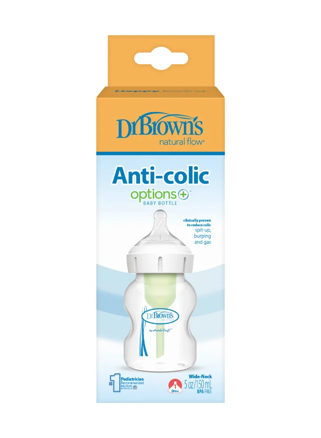 Dr. Brown’s 5 Oz/150 Ml Pp W-N Anti-Colic Options+ Bottle, 1-Pack