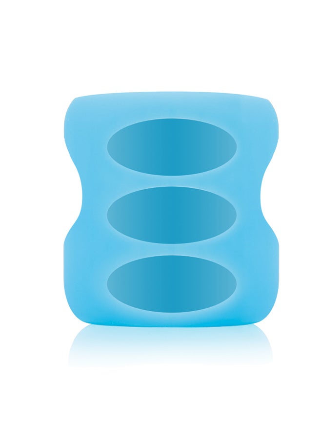 دكتور براونز حافظة للزجاجات الزجاجية ذات الفوهة العريضة، 5 أواقٍ/ 150 مل - لون أزرق - Image 3