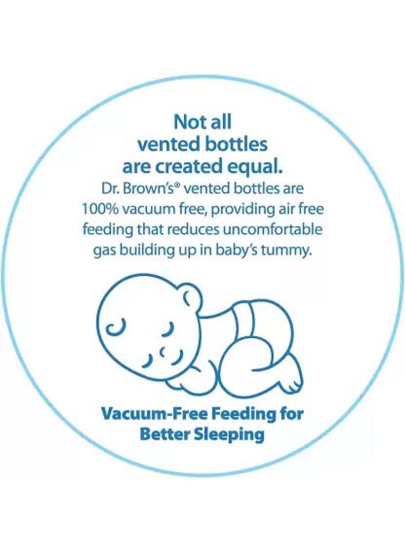 Dr. Brown’s - Pack Of 2 Baby Level-3 Silicone Narrow Neck Anti-Colic Nipples, 6 Months +, Medium-Fast Flow, Fits Narrow Bottles - Image 1