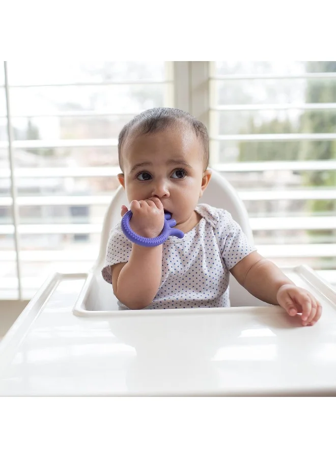 دكتور براونز Flexees Friends Octopus Teether - Purple