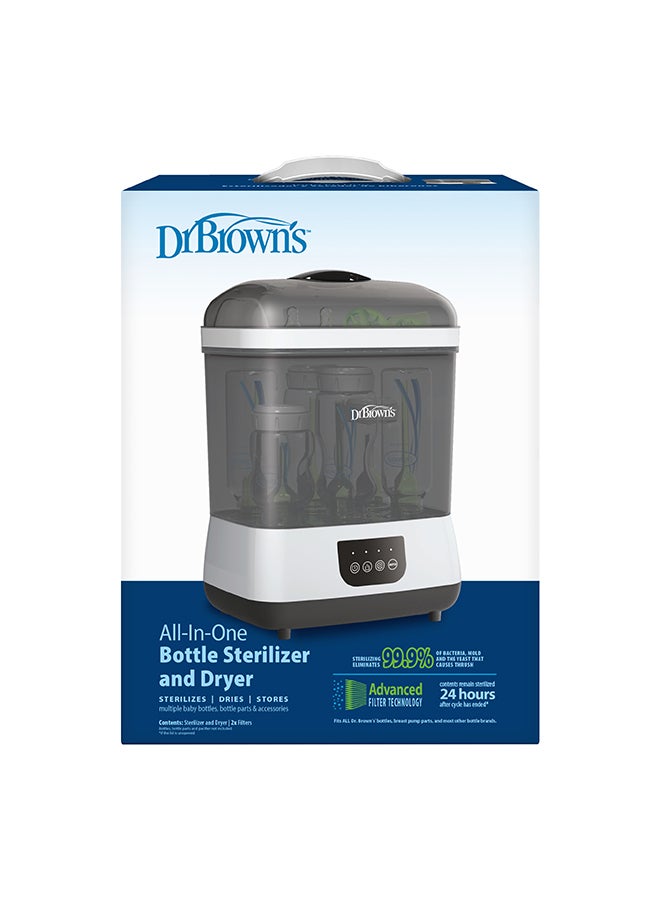 Dr. Brown’s - Electric Sterilizer And Dryer With Hepa Air Filter , 1 Extra Filter, Type G Plug - Image 1