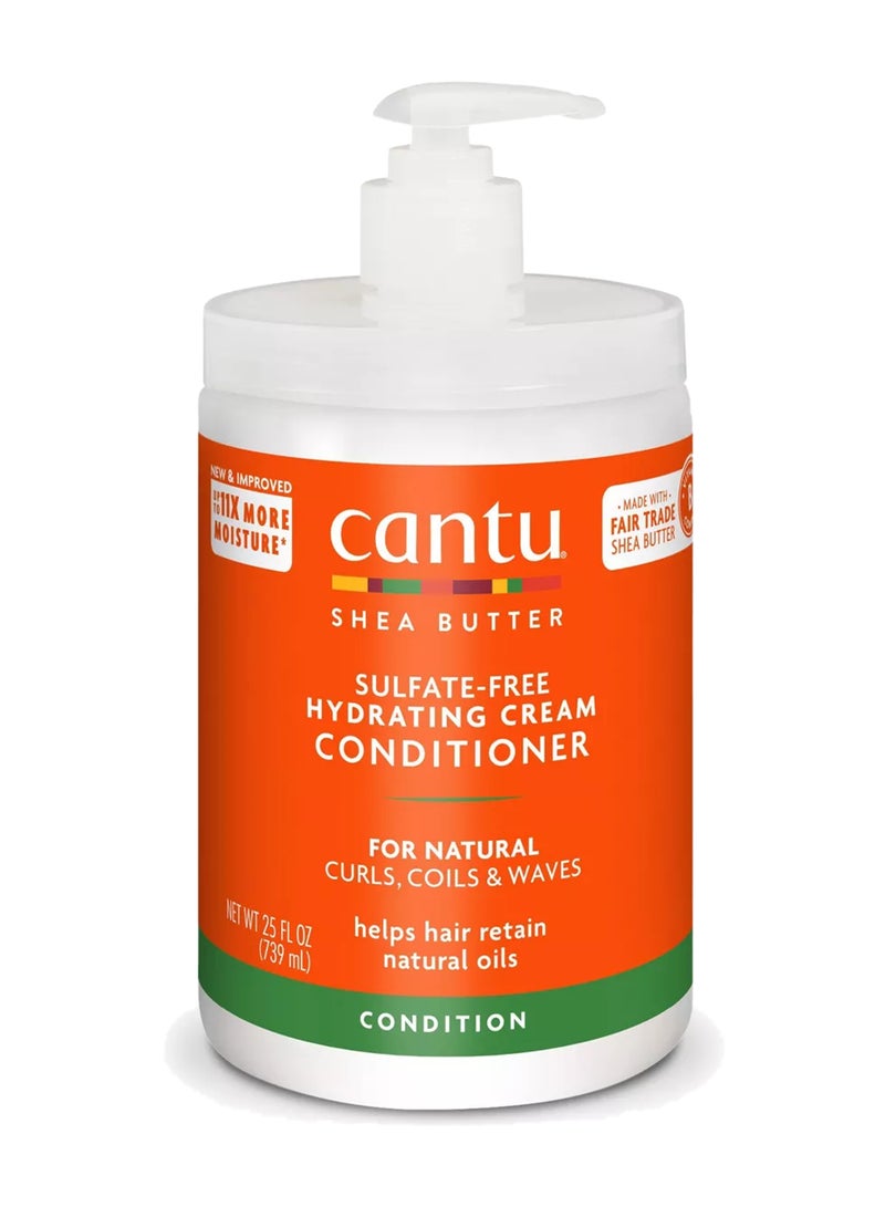 Cantu Shea Butter Hydrating Conditioner Salon Multicolour 739ml  - Image 1