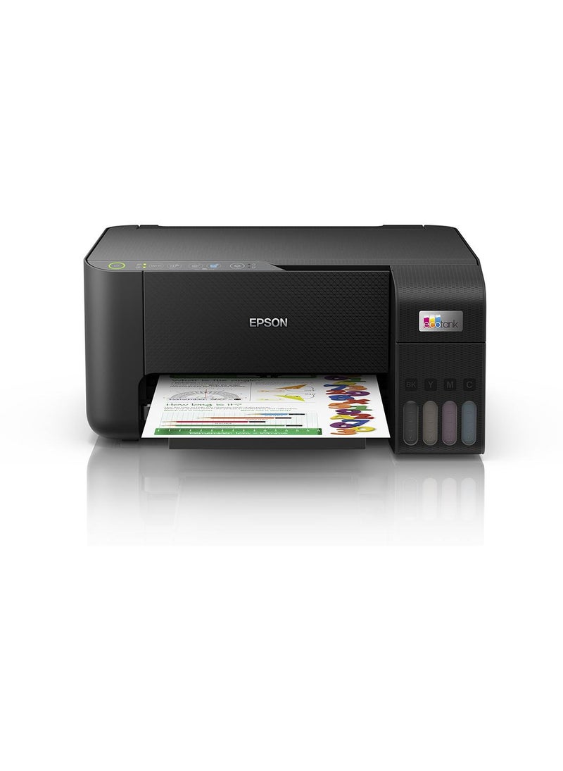 EPSON Ecotank L3250 Home Ink Tank 3-In-1 Colour Printer With Wifi And Smartpanel App Connectivity Black - Image 3