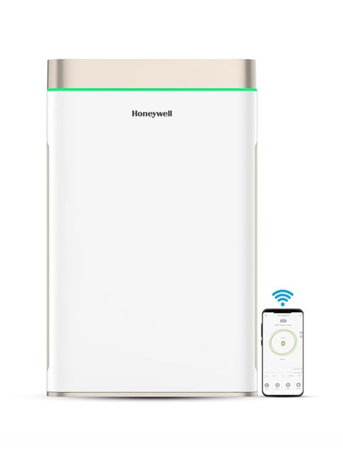 Air Purifier for Home, 7-Stage Filtration, Covers 93.6m², Anti-Bacterial, H13 HEPA Filter, with WIFI & Alexa Removes 99.99% of Pollutants - Air Touch U2 Air Touch U2 White and Gold