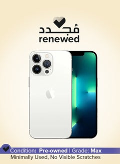 أبل Renewed - iPhone 13 Pro 512GB Silver 5G With FaceTime  - Image 1