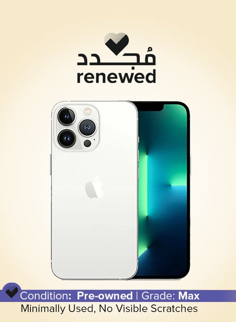 Renewed - iPhone 13 Pro 512GB Silver 5G With FaceTime