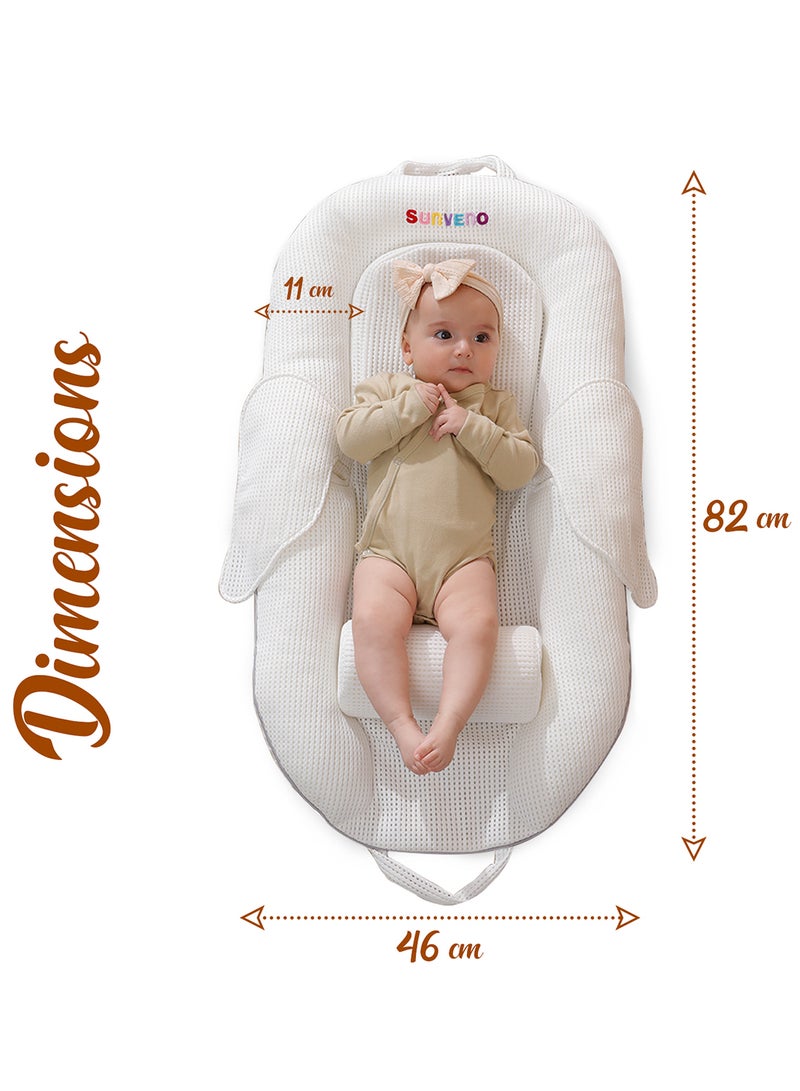 Sunveno - High-quality DuPont Baby Nest Wings - White - Image 1