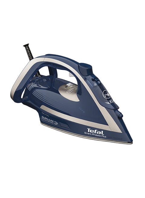 Steam Iron |Smart Protect+  Iron Steamer | Durilium Airglide Soleplate Technology | 270 ml 2800 W FV6872M0 Dress Blue / Silver Premium