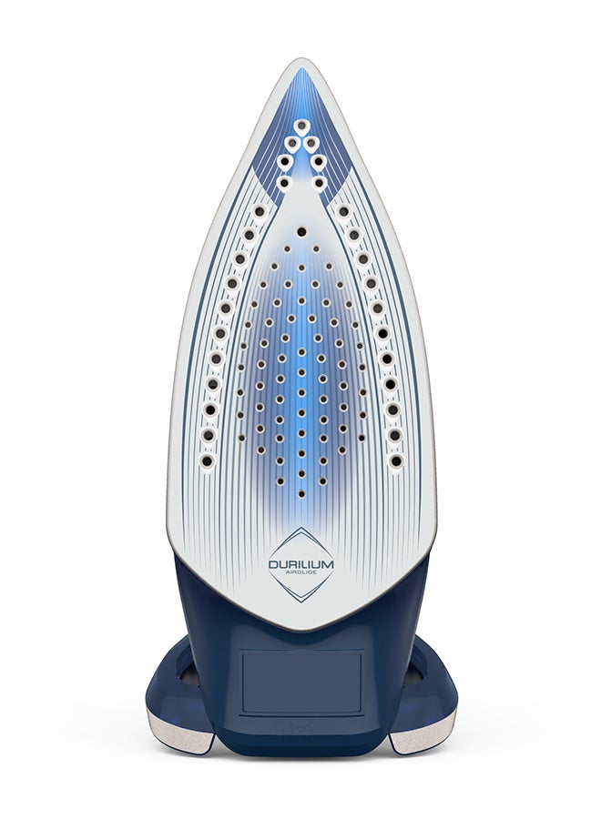Tefal Steam Iron |Smart Protect+  Iron Steamer | Durilium Airglide Soleplate Technology | 270 ml 2800 W FV6872M0 Dress Blue / Silver Premium  - Image 3
