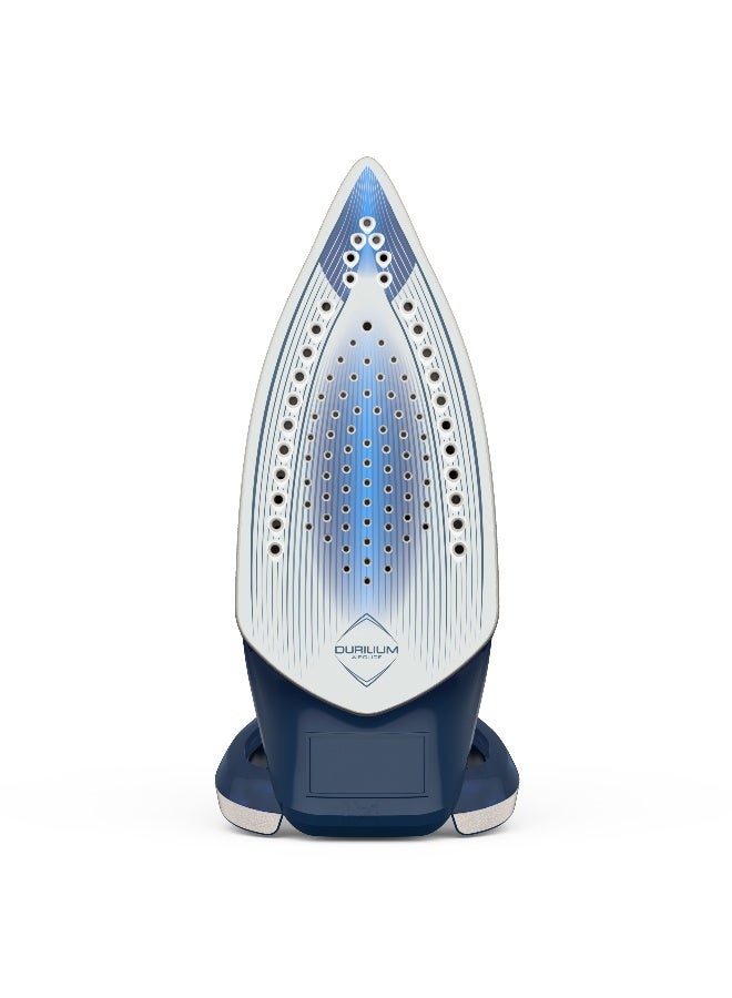 Tefal Steam Iron |Smart Protect+  Iron Steamer | Durilium Airglide Soleplate Technology | 270 ml 2800 W FV6872M0 Dress Blue / Silver Premium - Image 3