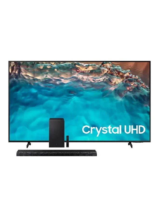 سامسونج تلفزيون LED ذكي بدقة 4K UHD مقاس 85 بوصة مع جهاز استقبال مدمج 85BU8000 أسود - Image 1