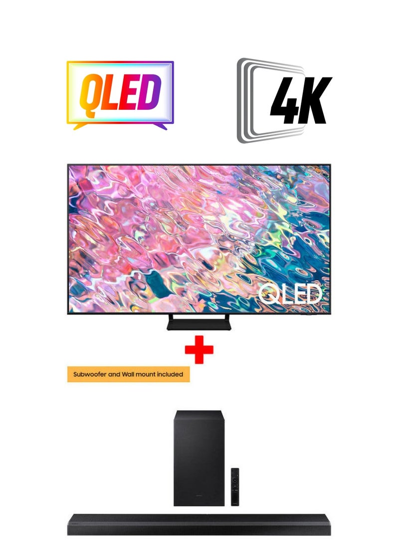 Samsung 75-Inch Class QLED 4K Smart TV 75Q80BAU Black  - Image 1