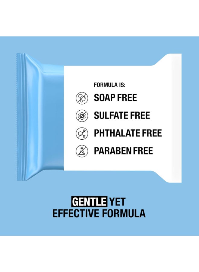 Neutrogena Makeup Remover Ultra-Soft Cleansing Towelettes, 20 Counts Blue 18.5x16.5cm  - Image 4