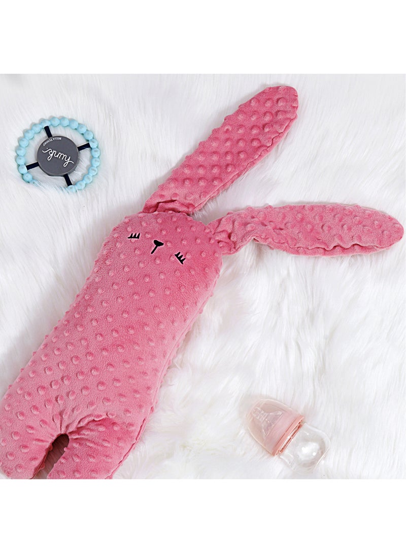 Sunveno - Baby Comforting Rabbit Pillow With High-quality Soft 3D Material - Pink - Image 1