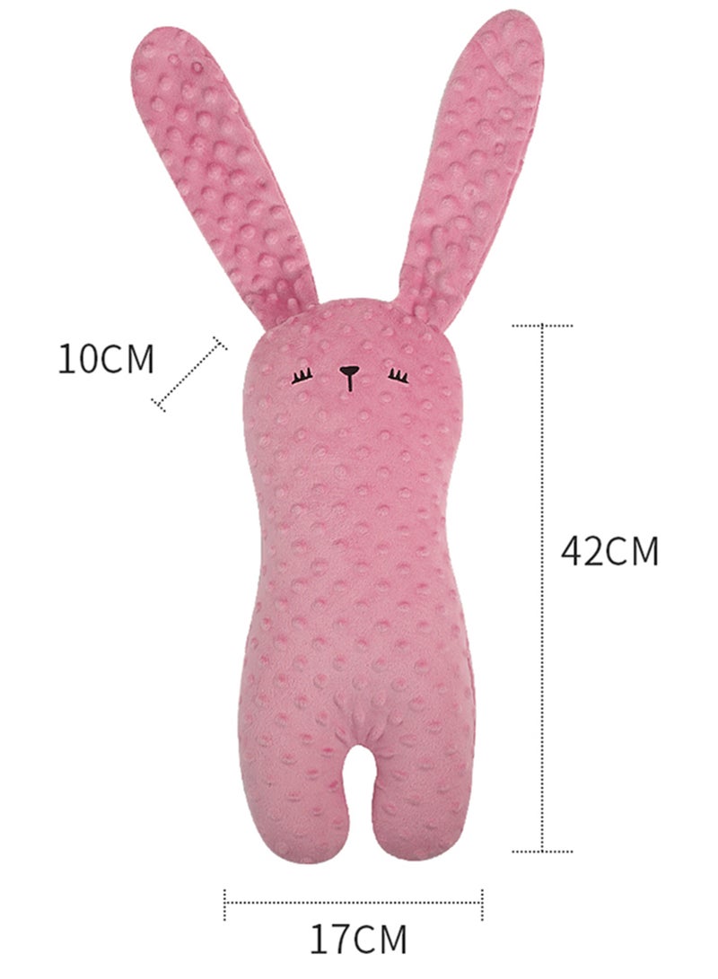 Sunveno - Baby Comforting Rabbit Pillow With High-quality Soft 3D Material - Pink - Image 1