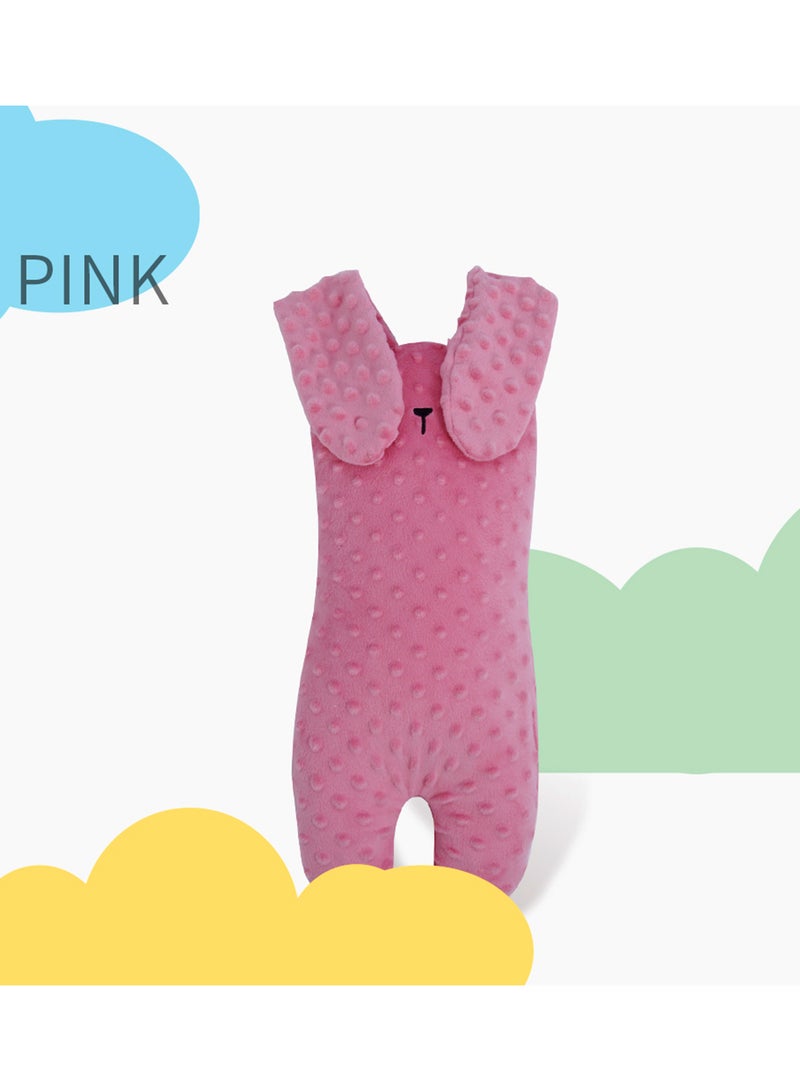 Sunveno - Baby Comforting Rabbit Pillow With High-quality Soft 3D Material - Pink - Image 1