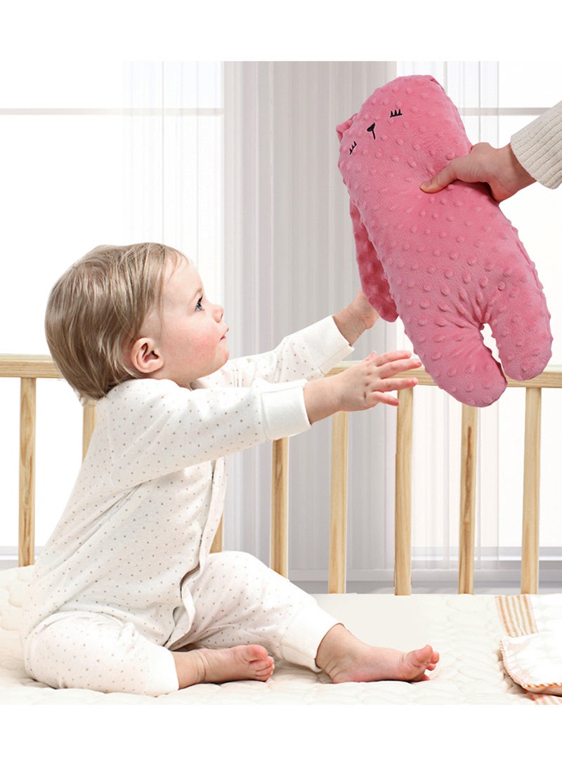 Sunveno Baby Comforting Rabbit Pillow With High-quality Soft 3D Material - Pink  - Image 2