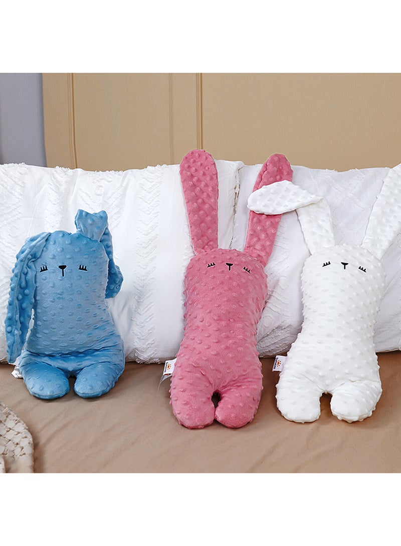 Sunveno Baby Comforting Rabbit Pillow With High-quality Soft 3D Material - Pink  - Image 5