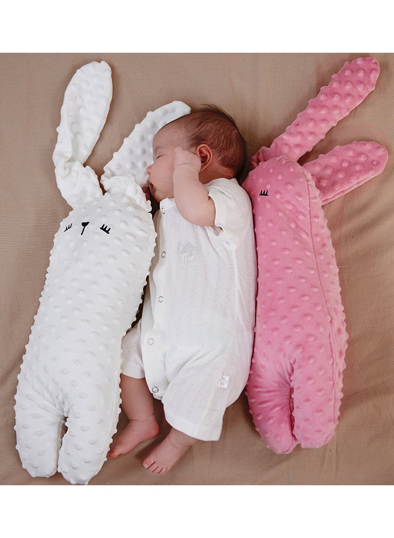 Sunveno Baby Comforting Rabbit Pillow With High-quality Soft 3D Material - Pink  - Image 3