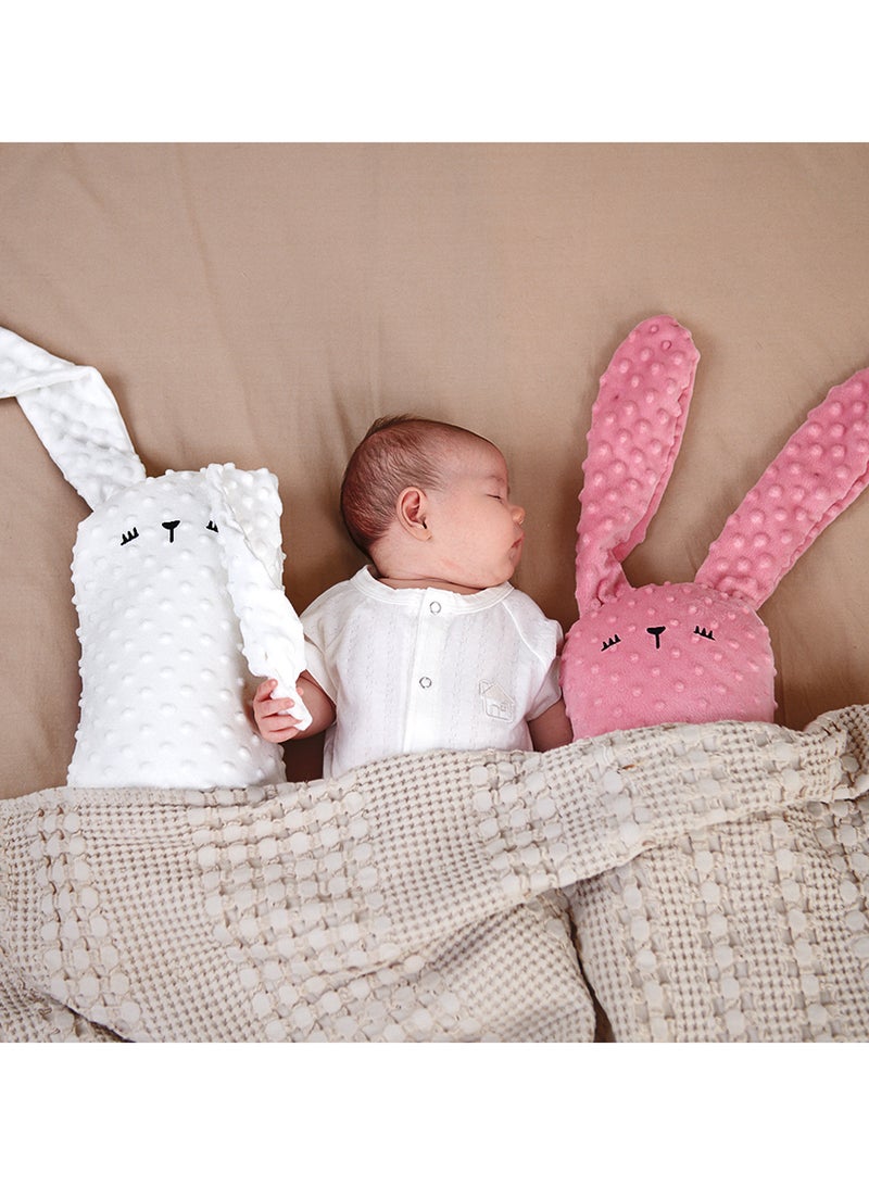 Sunveno - Baby Comforting Rabbit Pillow With High-quality Soft 3D Material - Pink - Image 1