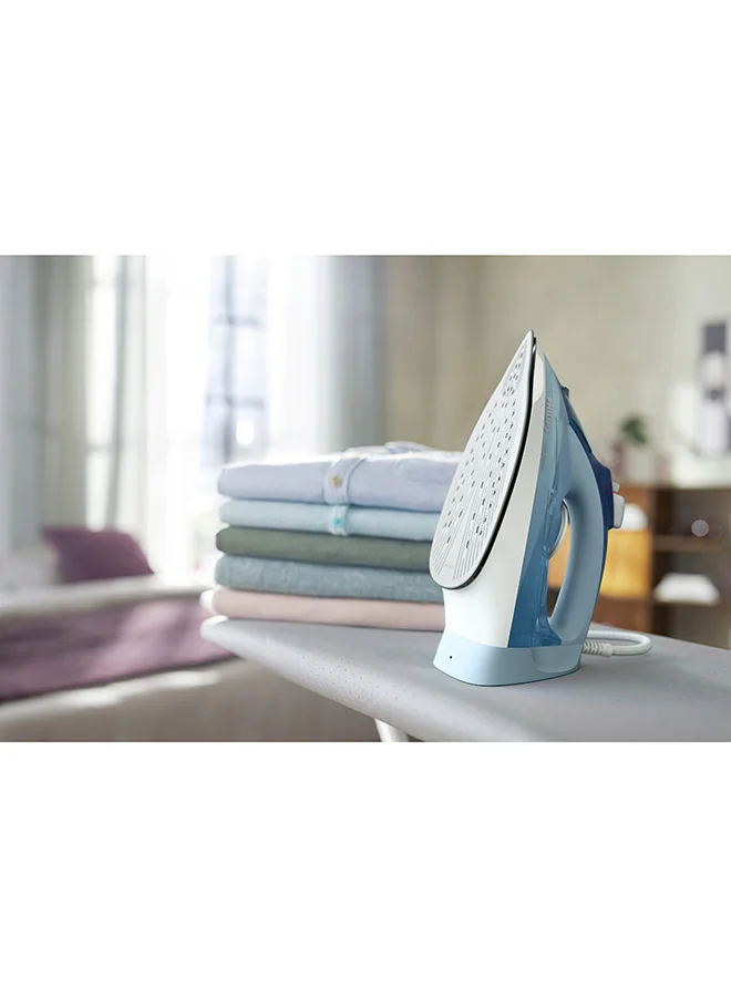 Philips 5000 Series Steam Iron - 180g Steam Boost, SteamGlide Plus 320 ml 2400 W DST5020/26 Blue/White